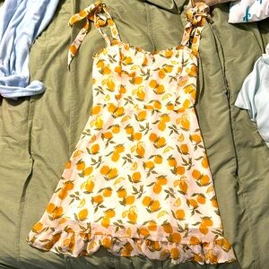 Lemon summer dress